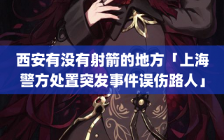西安有没有射箭的地方「上海警方处置突发事件误伤路人」 西安有没有射箭的地方「上海警方处置突发事件误伤路人」