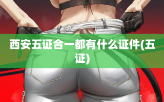 西安五证合一都有什么证件(五证)