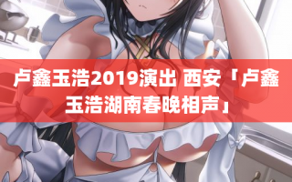 卢鑫玉浩2019演出 西安「卢鑫玉浩湖南春晚相声」