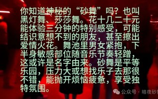 舞厅体验与深度解析，西安砂舞厅会所的神秘之行