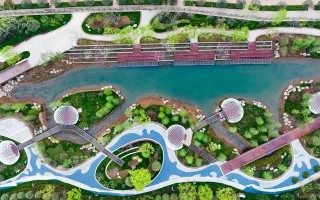 西安高新区永安渠海绵城市生态公园正式开园建设「永安渠海绵城市生态公园开园」