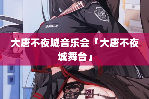 大唐不夜城音乐会「大唐不夜城舞台」