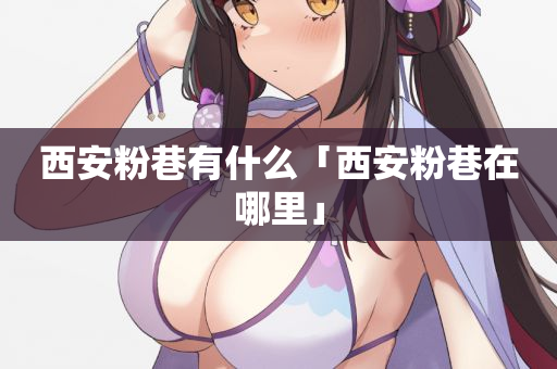 西安粉巷有什么「西安粉巷在哪里」