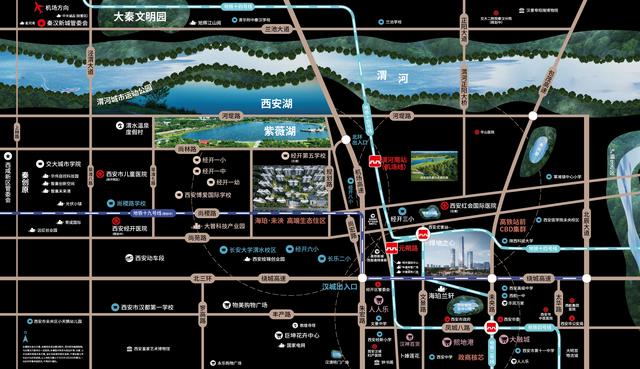 西安高铁新城迎来大爆发,西安绿地之心、复星丝路总部配套再升级 第7张