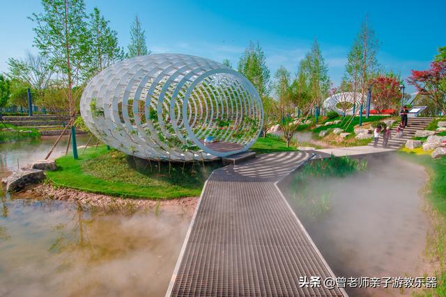 西安永安渠海绵城市公园,有儿童乐园,看看尼康色彩大片来袭 第13张
