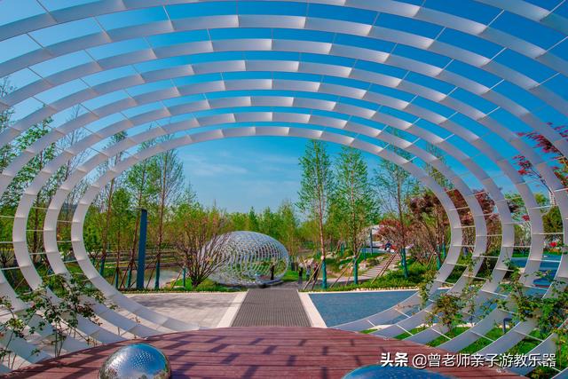 西安永安渠海绵城市公园,有儿童乐园,看看尼康色彩大片来袭 第12张