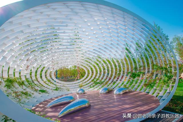 西安永安渠海绵城市公园,有儿童乐园,看看尼康色彩大片来袭 第15张