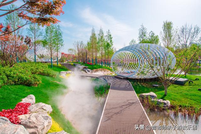 西安永安渠海绵城市公园,有儿童乐园,看看尼康色彩大片来袭 第18张