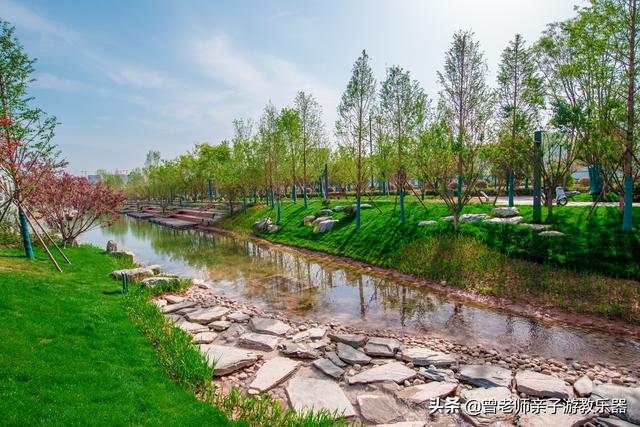 西安永安渠海绵城市公园,有儿童乐园,看看尼康色彩大片来袭 第21张