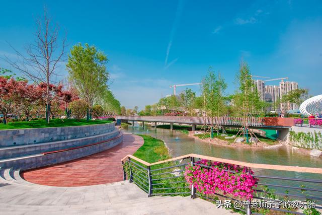 西安永安渠海绵城市公园,有儿童乐园,看看尼康色彩大片来袭 第26张