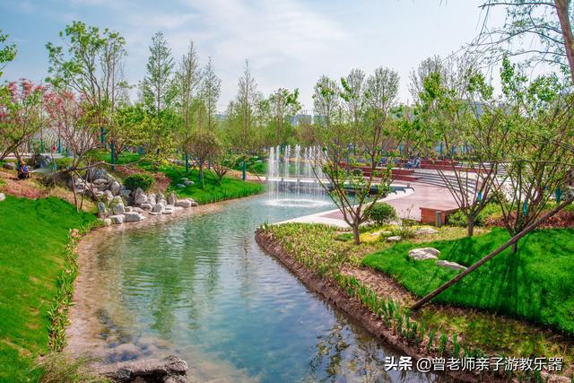 西安永安渠海绵城市公园,有儿童乐园,看看尼康色彩大片来袭 第25张