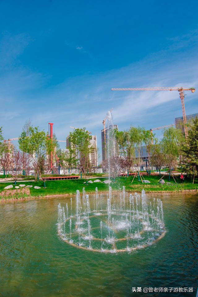 西安永安渠海绵城市公园,有儿童乐园,看看尼康色彩大片来袭 第53张