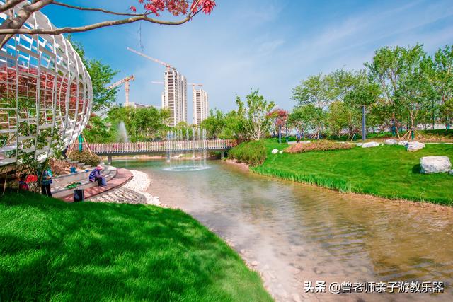 西安永安渠海绵城市公园,有儿童乐园,看看尼康色彩大片来袭 第59张
