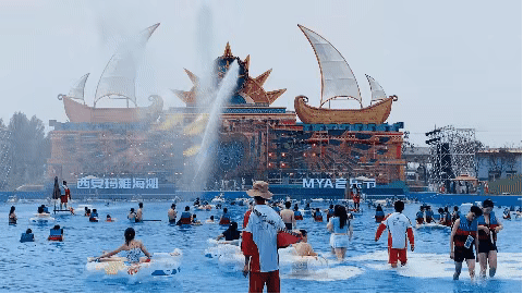西安欢乐谷·玛雅海滩｜西安娱乐场所推荐  第41张