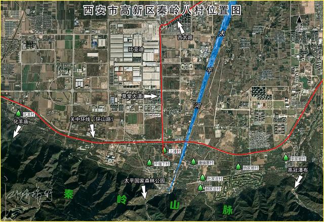 西安旅游攻略：西安高新区上滩村「西安伞塔路自行车市场都有什么森林公园和万花山景区」  第3张