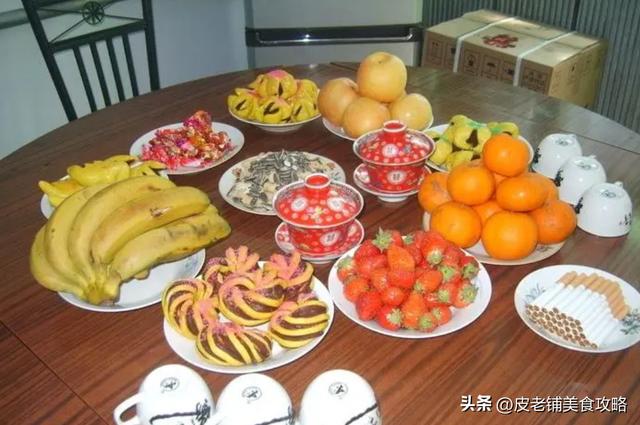 陕西农村一农家过事招待客人的美食，看看你家乡是不是这样吃的「陕西农村一农家过事招待客人的美食」  第1张