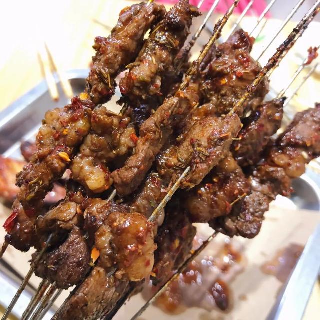 西安美食攻略——烤肉篇「东关长乐坊77号第三中学对面人均1.5元/06-06-东亮烤肉」  第6张