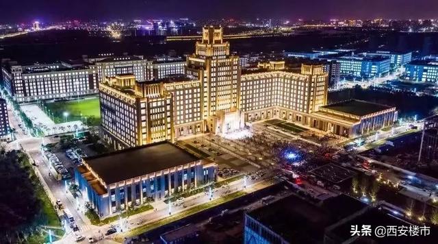 西工大翱翔小镇、西工大翱翔小镇、西工大翱翔小镇实拍「西安休闲小镇▲交大创新港和翱翔小镇实拍图」  第1张