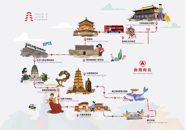 西安地铁5号线哪个站内好玩西安地铁5号线好玩「五一小长假西安旅游攻略」  第21张