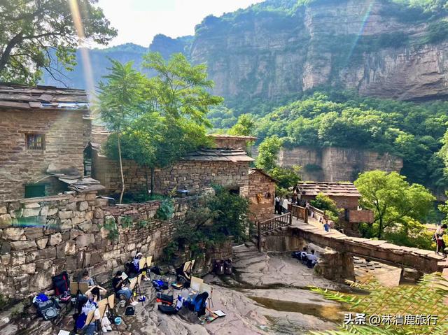 西安休闲小镇视频2、乐百年小镇有哪些景点，石板岩镇有哪些景点「太行山上的石板岩镇」  第10张