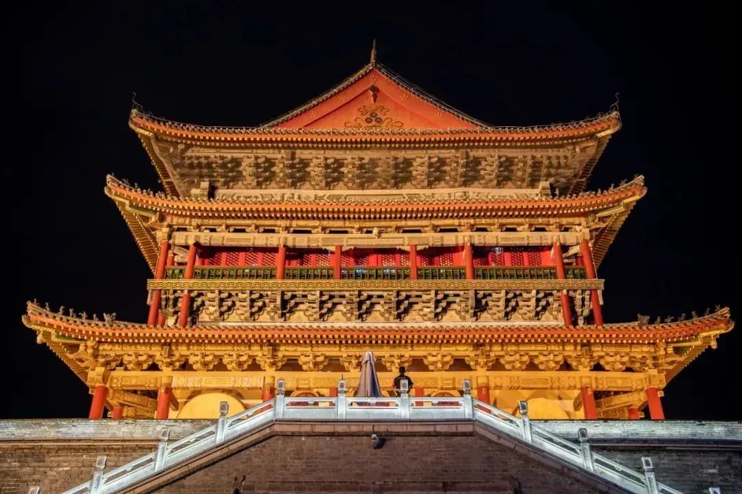 你知道西安的夜生活有多好吗?夜色下的西安建筑有多美? 第4张