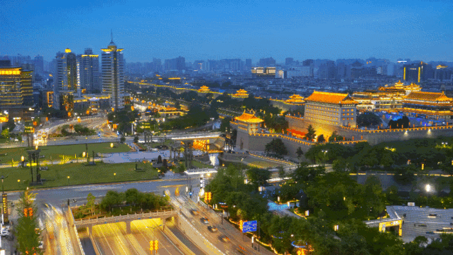 你知道西安的夜生活有多好吗？夜色下的西安建筑有多美？-第25张图片
