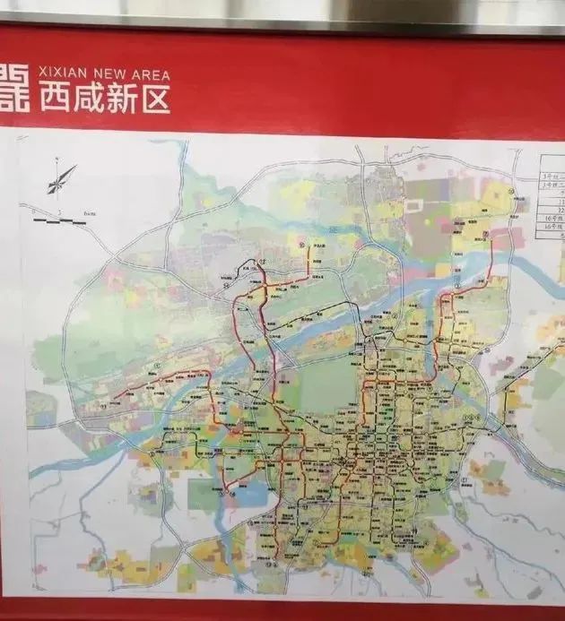 西安地铁四期线路曝光，规划5条，经过你家吗？  第2张
