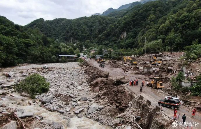 当地村民:眼看两个邻居的房子被水冲走…西安山洪泥石流已致4人遇难! 第6张
