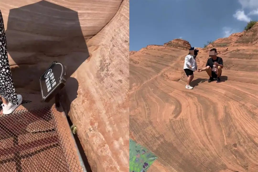 车子太高了~西安蓝田猿人遗址景区门楼,被旅游大巴撞塌? 第3张