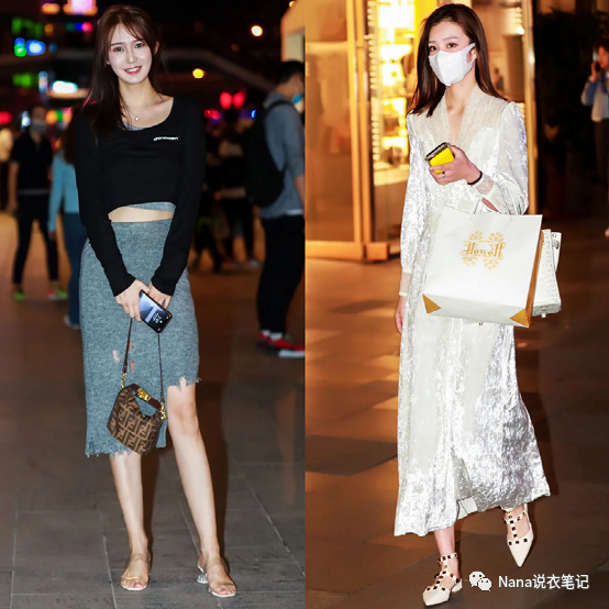 个个时髦又洋气！被“西安女生”惊艳了，出街穿长裙踩凉鞋-第4张图片