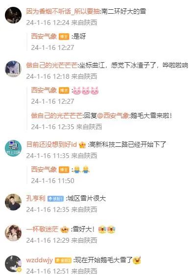 最新消息:停运!关闭!此刻西安!鹅毛大雪!刚刚发布:暴雪预警! 第6张