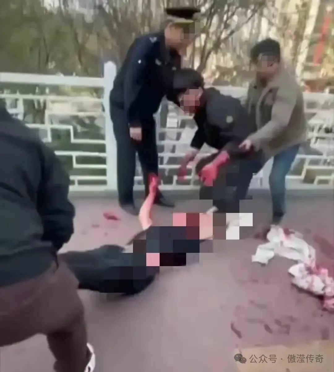 通报:捅人者17岁!西安小寨天桥发生持刀捅人事件! 第13张
