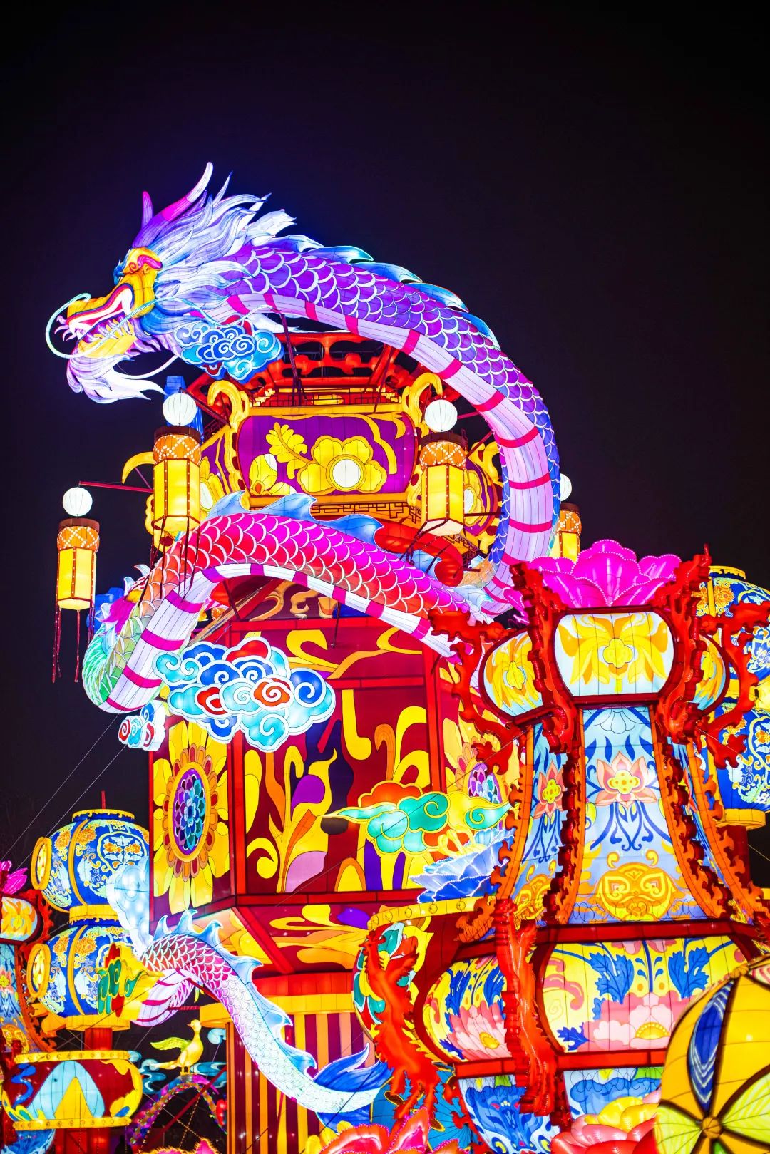 清明假期专享！西安娱乐大明宫唐宫灯会门票免费领，大学生福利来袭！-第11张图片