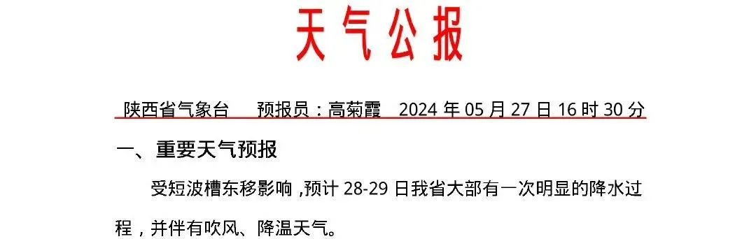西安的雨就在……中雨!大雨!最高降温8℃!陕西发布重要天气预报! 第5张