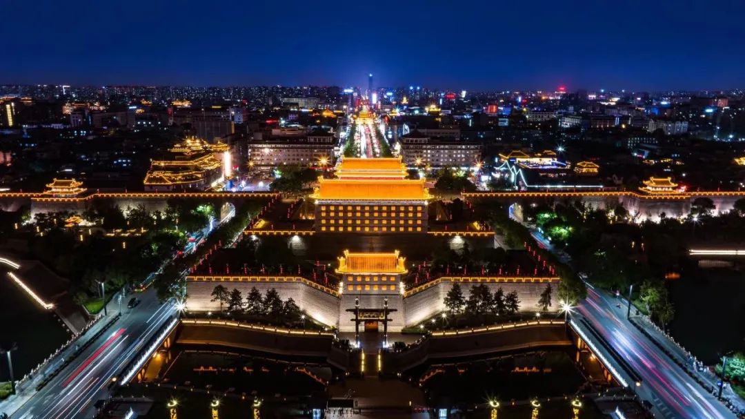 西安城墙的夜晚,西安夜晚娱乐,美不胜收的夜晚的美 第18张