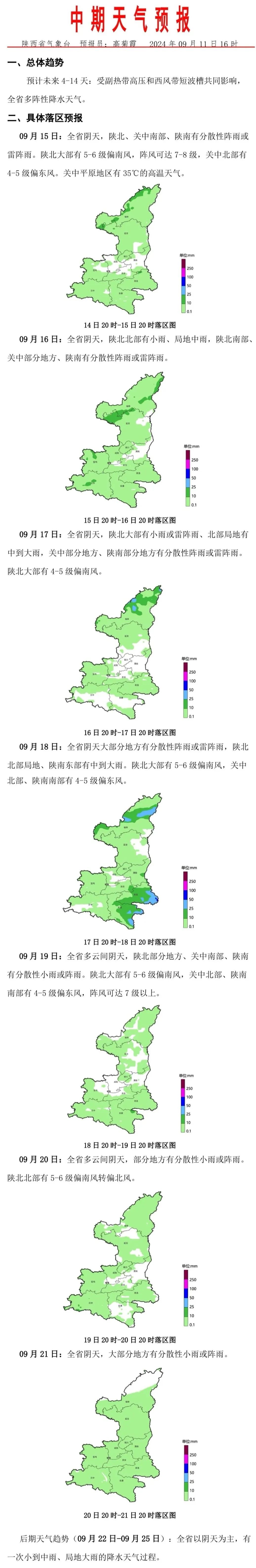 下一轮降水降温时间？晴晴晴晴晴！西安未来一周并没有雨-第4张图片