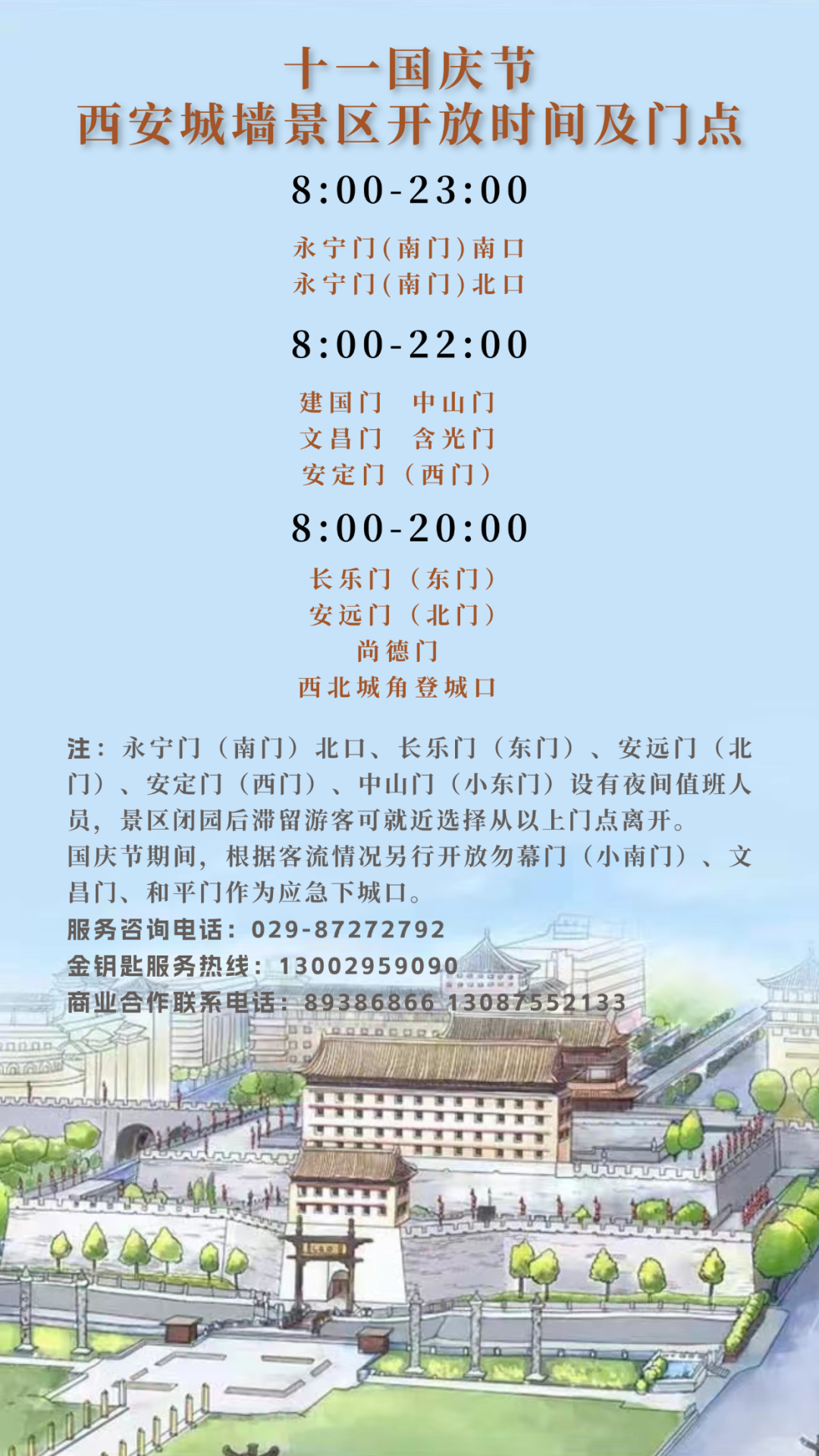 西安旅游:西安城墙国庆氛围别样浓!遍地“中国红” ! 第36张