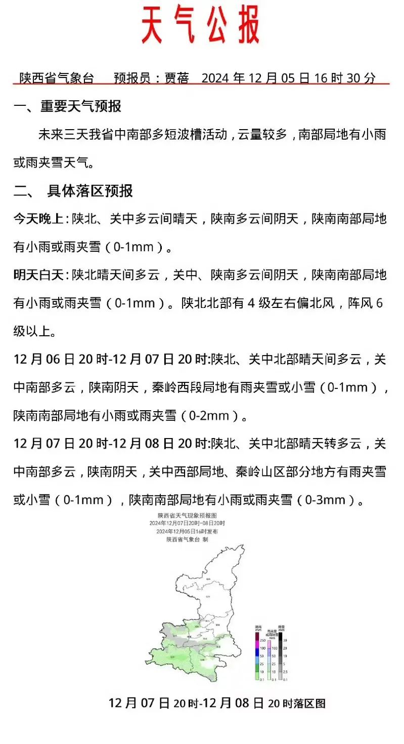 西安将迎雨雪！降温！冷҈ 冷҈ 冷҈   ，注意保暖！  第3张