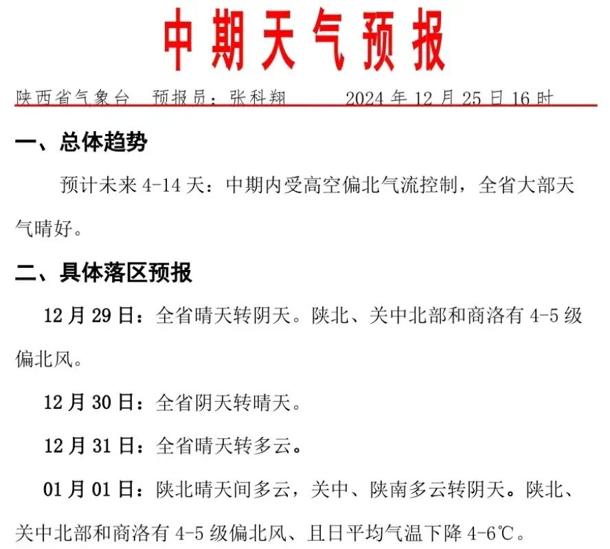 西安天气最新消息:降温、吹风又要来→西安最低-4℃! 第2张