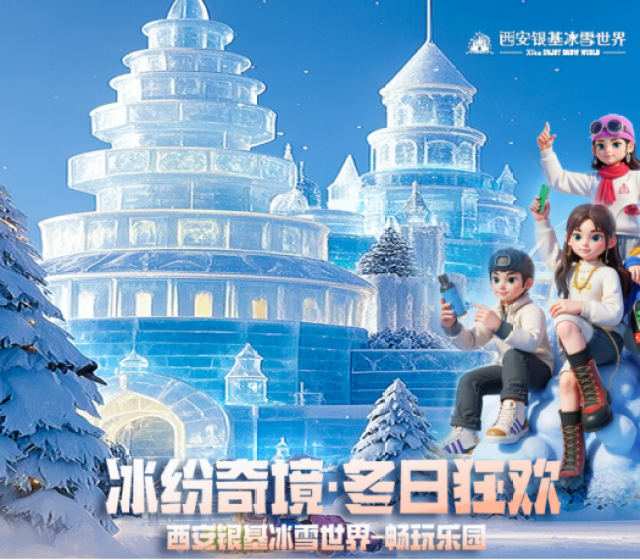 仅39.9元抢【西安银基冰雪世界】特惠门票！西安冬季玩雪好去处，银基冰雪世界-第9张图片